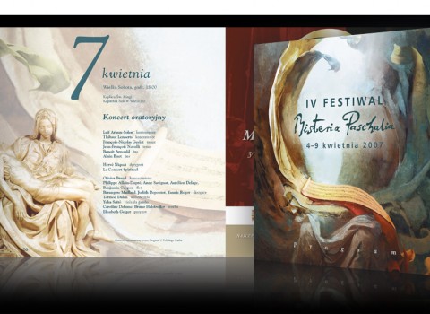 Ksiązka - Program do festiwalu MISTERIA PASCHALIA 2007