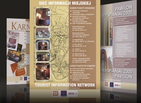 Projekt citylightów Sieci Informacji Miejskiej, Karnetu i Pawilonu Wyspiański 2000